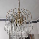 Large Sized Murano Waterfall Chandelier