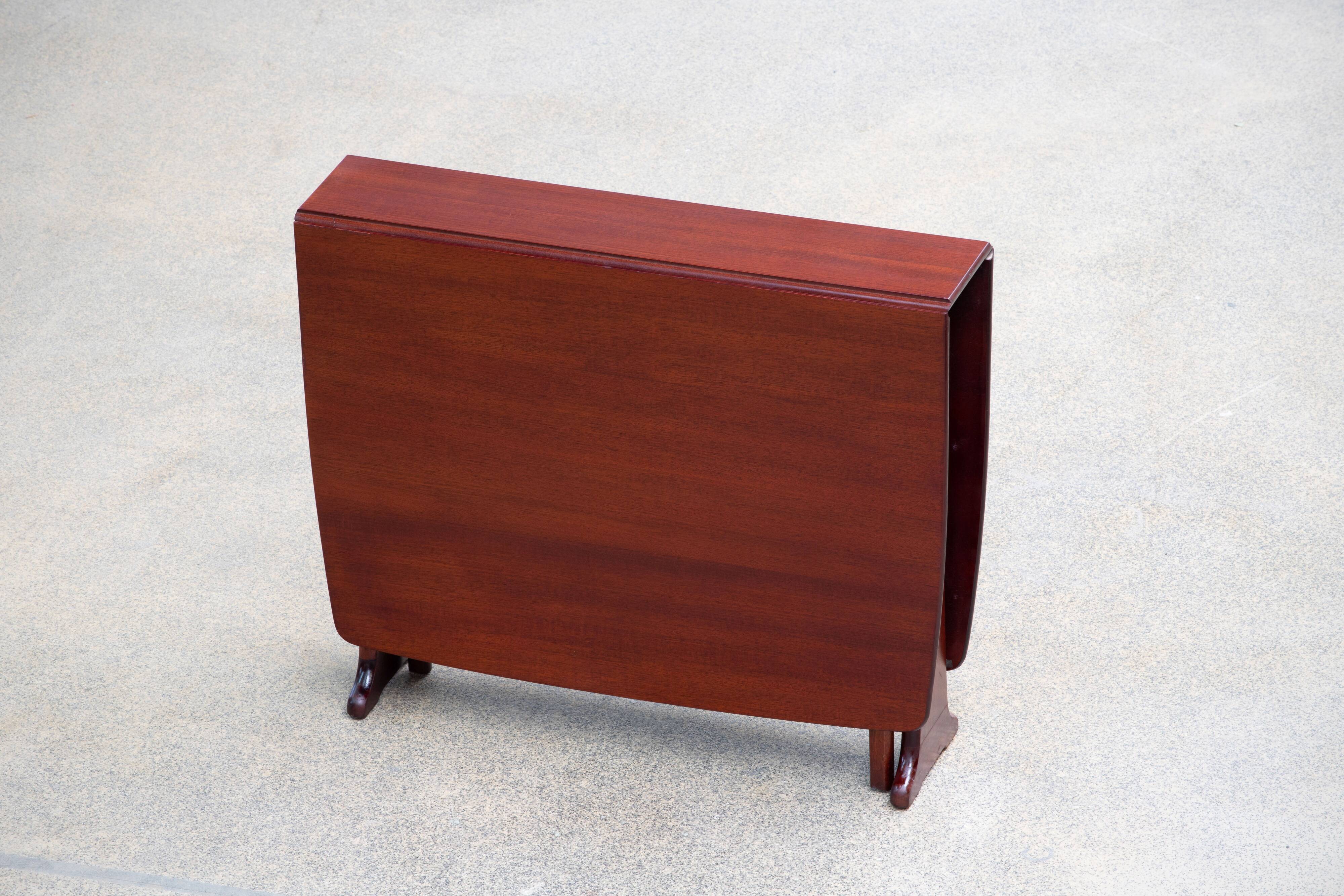 Scandinavian vintage folding table 1960