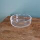 Handcrafted bubble glass ashtray or catchall.
