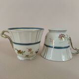 Bernardaud porcelain coffee cups