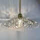 Suspension abat-jour vintage en verre