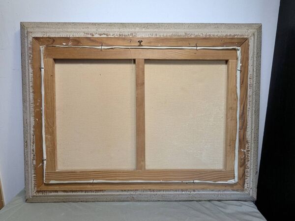 Ancien tableau nature morte fruit coupe Panier HST cadre Montparnasse