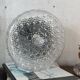 Grande applique murale plafonnier verre transparent 25 cm