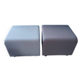 Set of 2 Haworth poufs