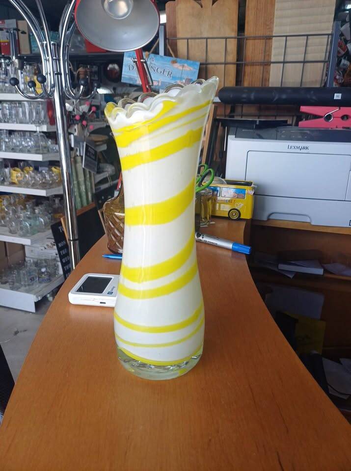 Vase en verre attribué Murano