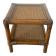 Rattan cabin end bedside table