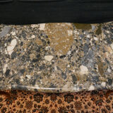 Louis XV style table with marble top