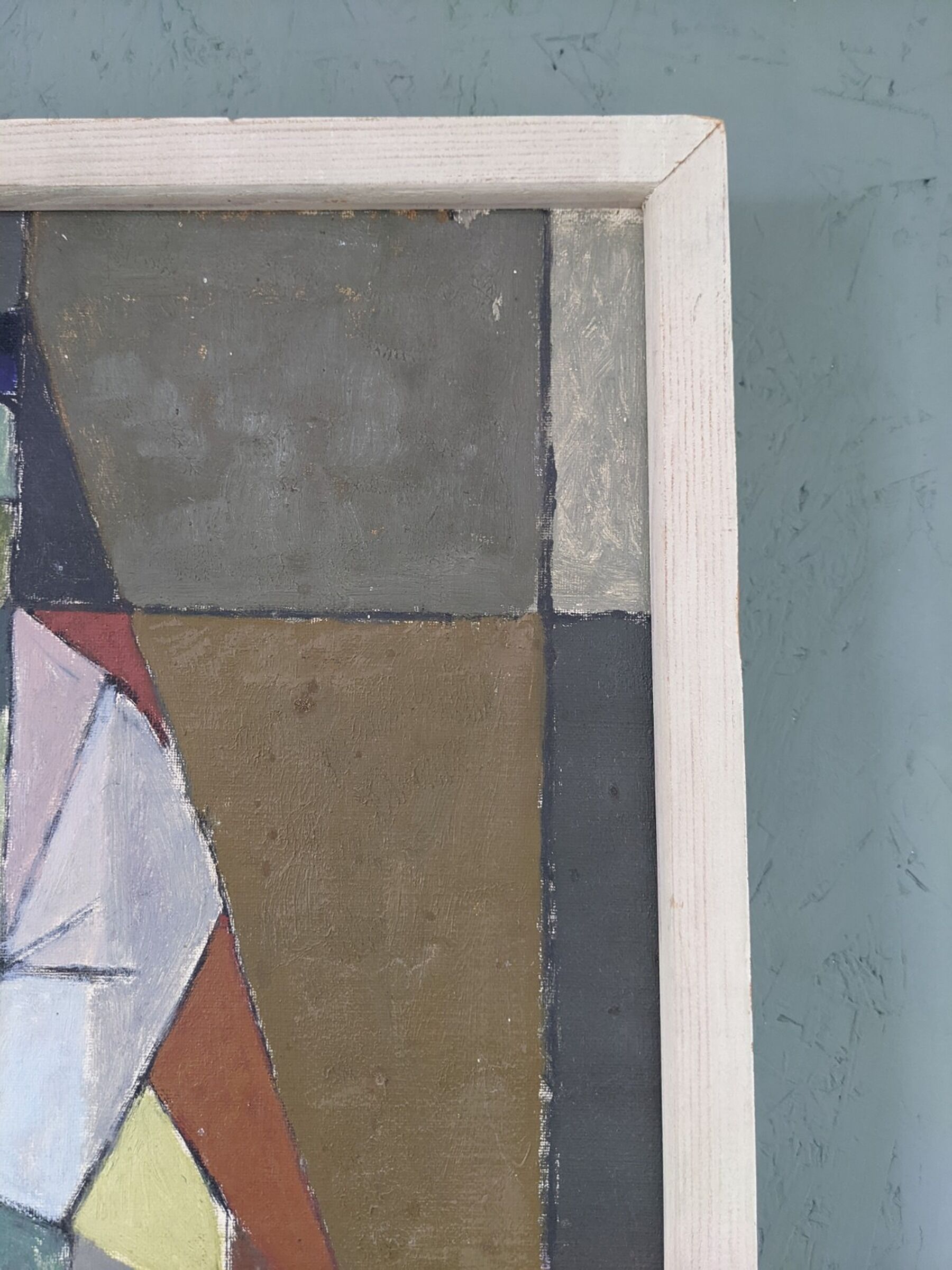 Mid-century swedish oil painting