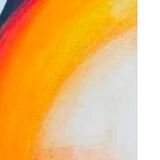 Hand painted abstract painting