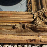 Old Large Carved Golden Mirror 91x148cm