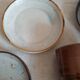 Vintage stoneware coffee mugs