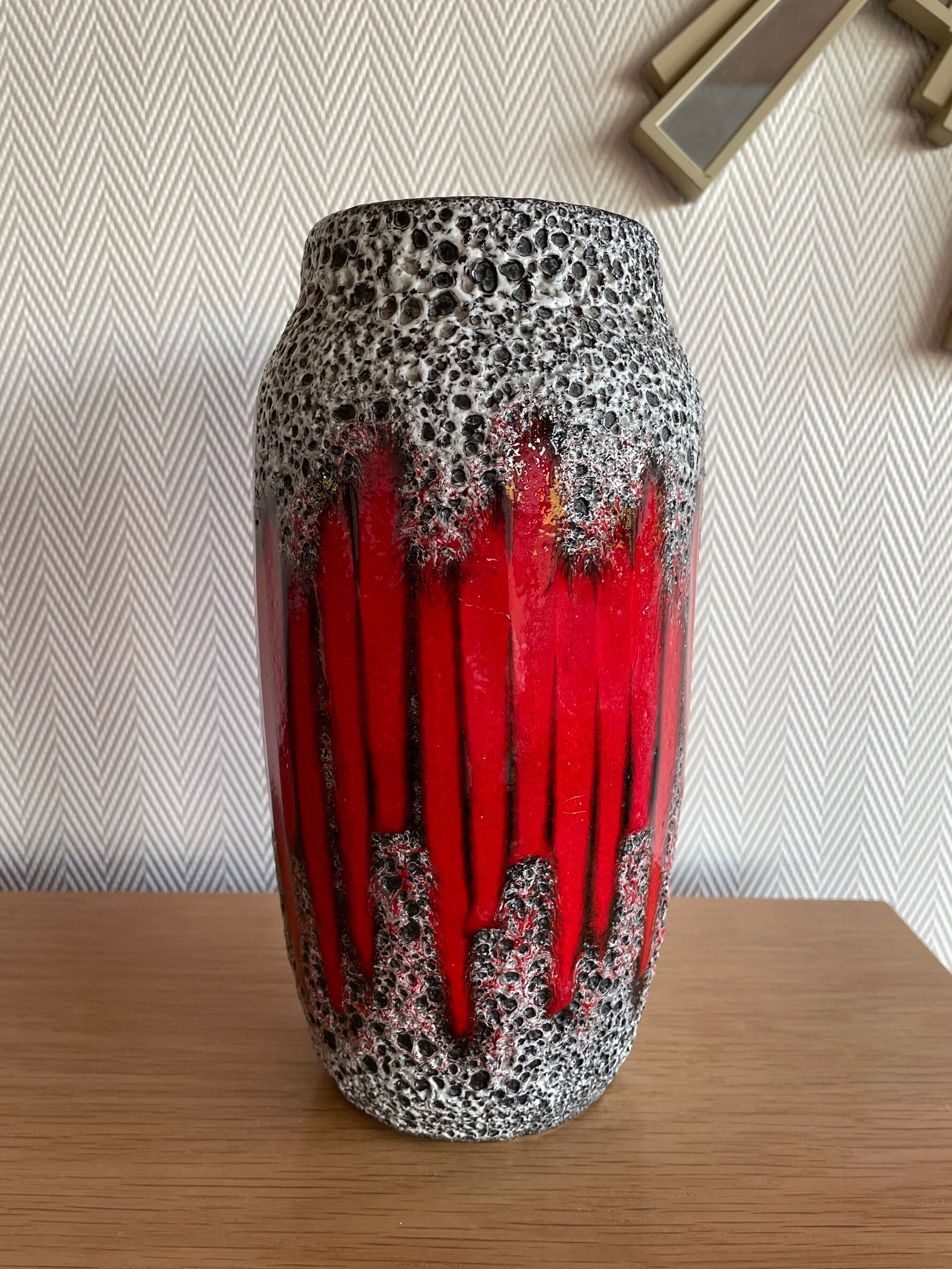 Fat Lava ceramic vase