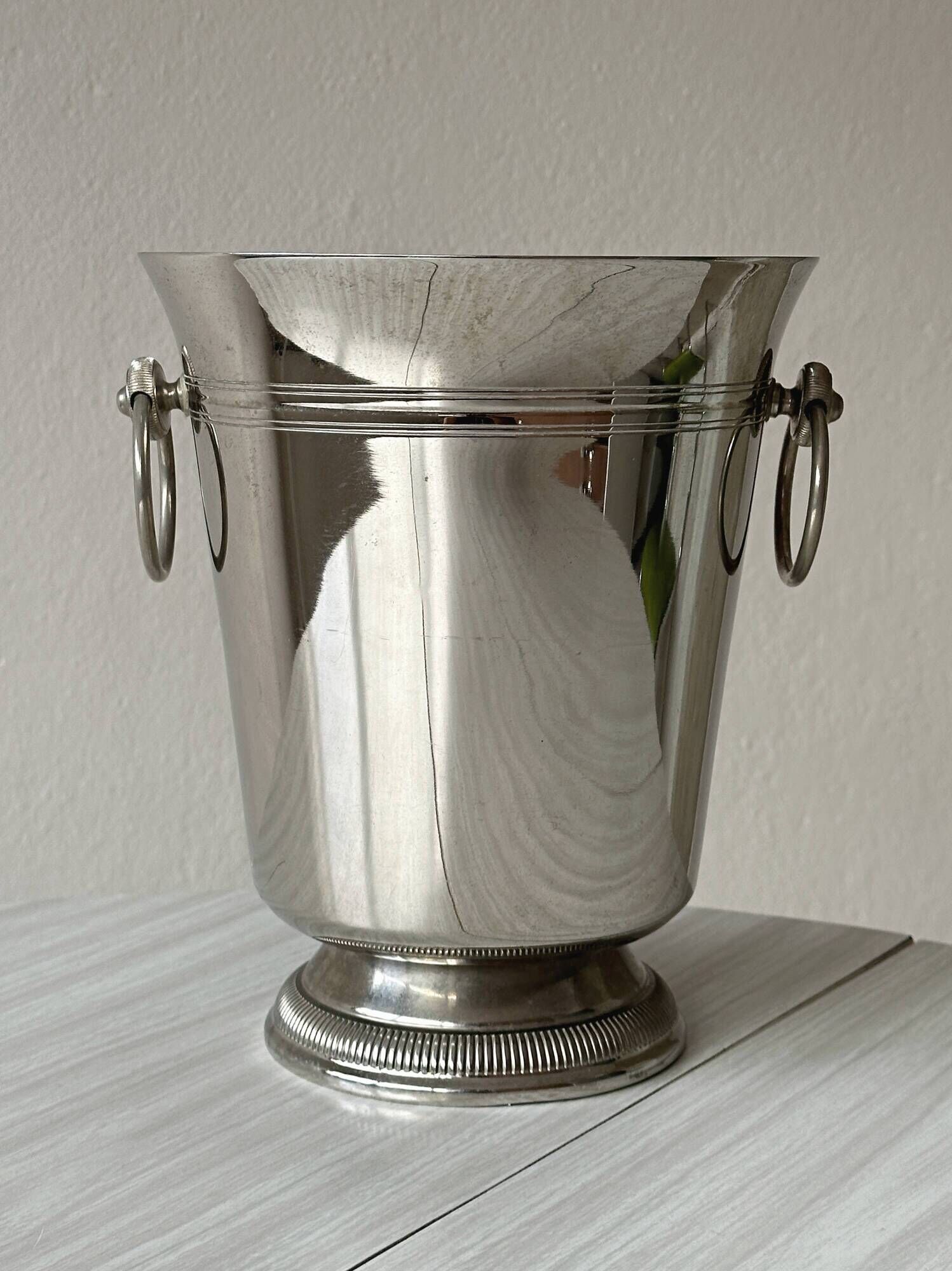 Vintage silver champagne bucket