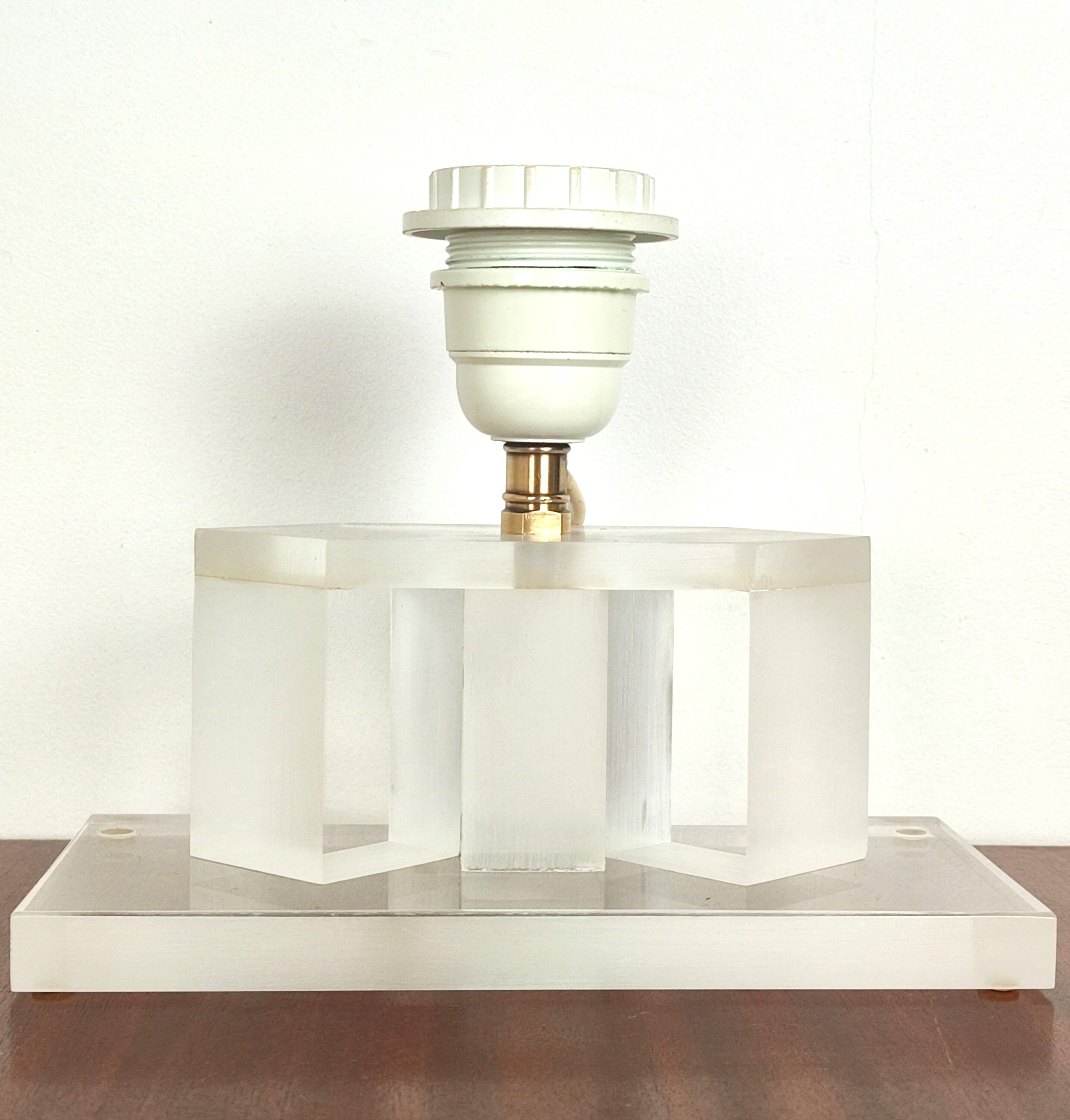 Italian lamp in plexiglass