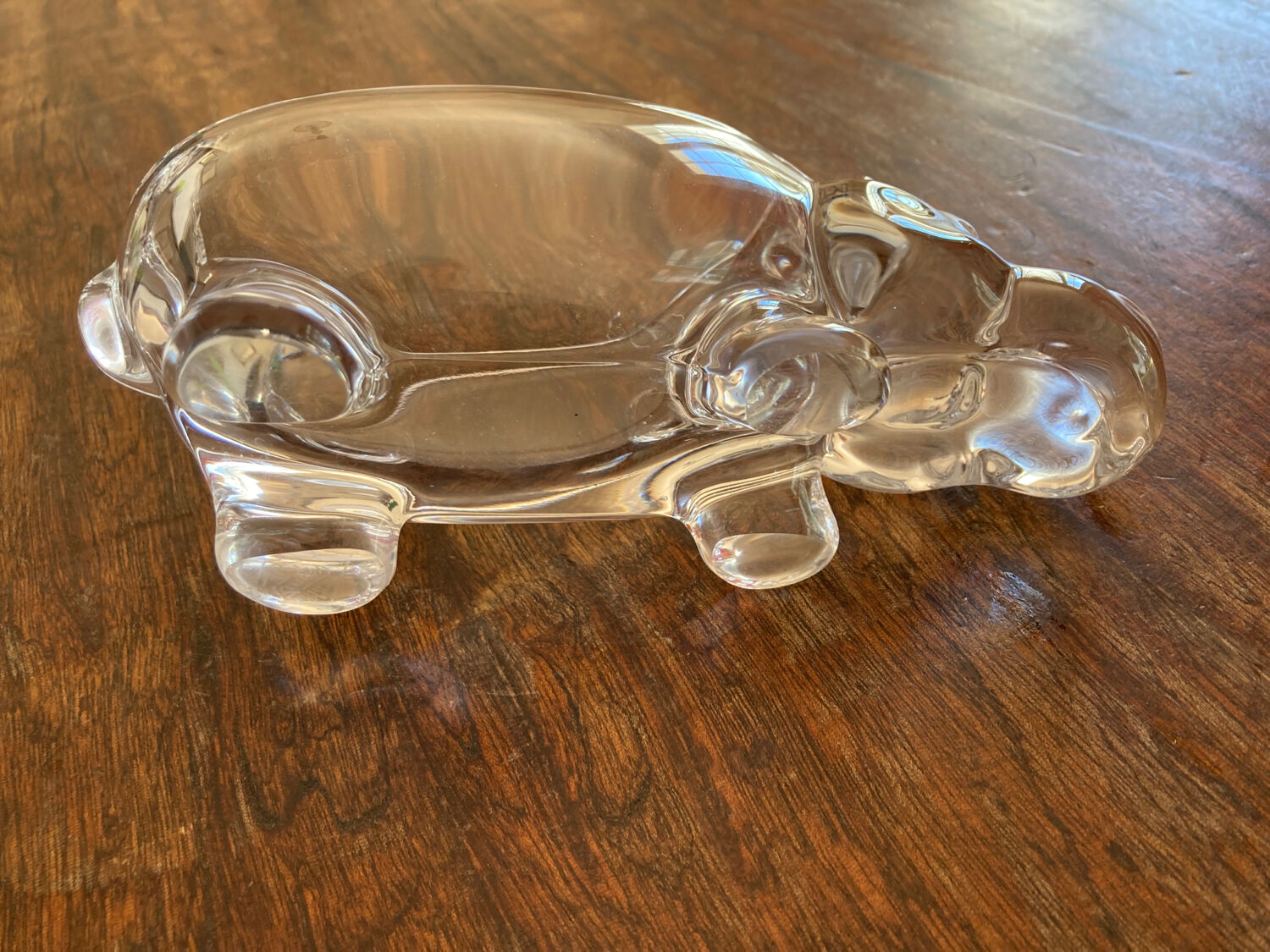 Empty pocket hippopotamus crystal art vannes france