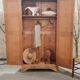 Antique pine cabinet