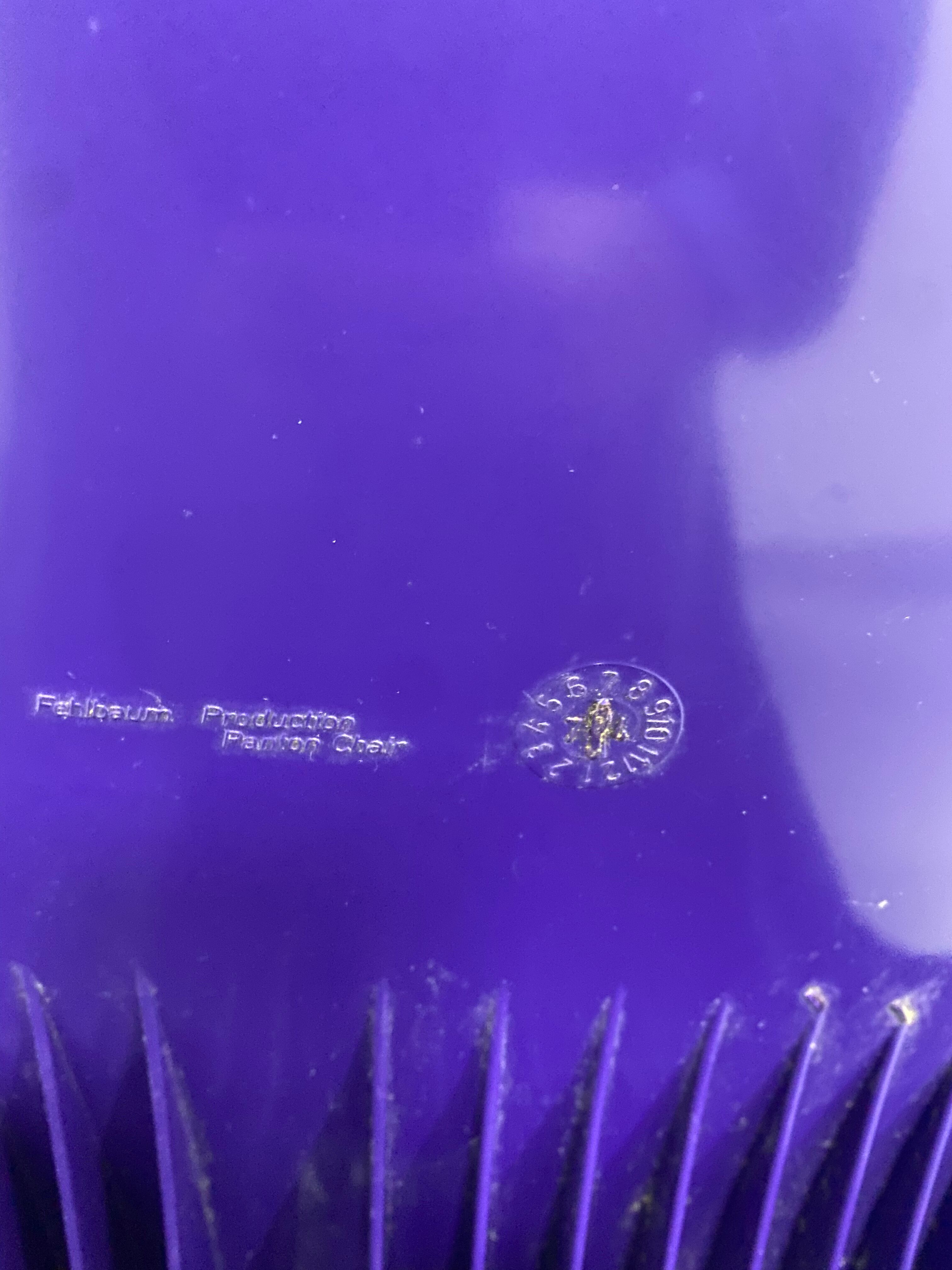 Panton chair S series 2 by Verner Panton published by Hermann Miller 1970