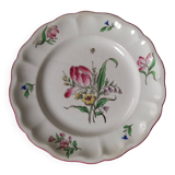 Old Lunéville flat plate with Keller and Guerin KG crest