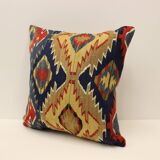Turkish kilim cushion, 45x45 cm, kb-1382