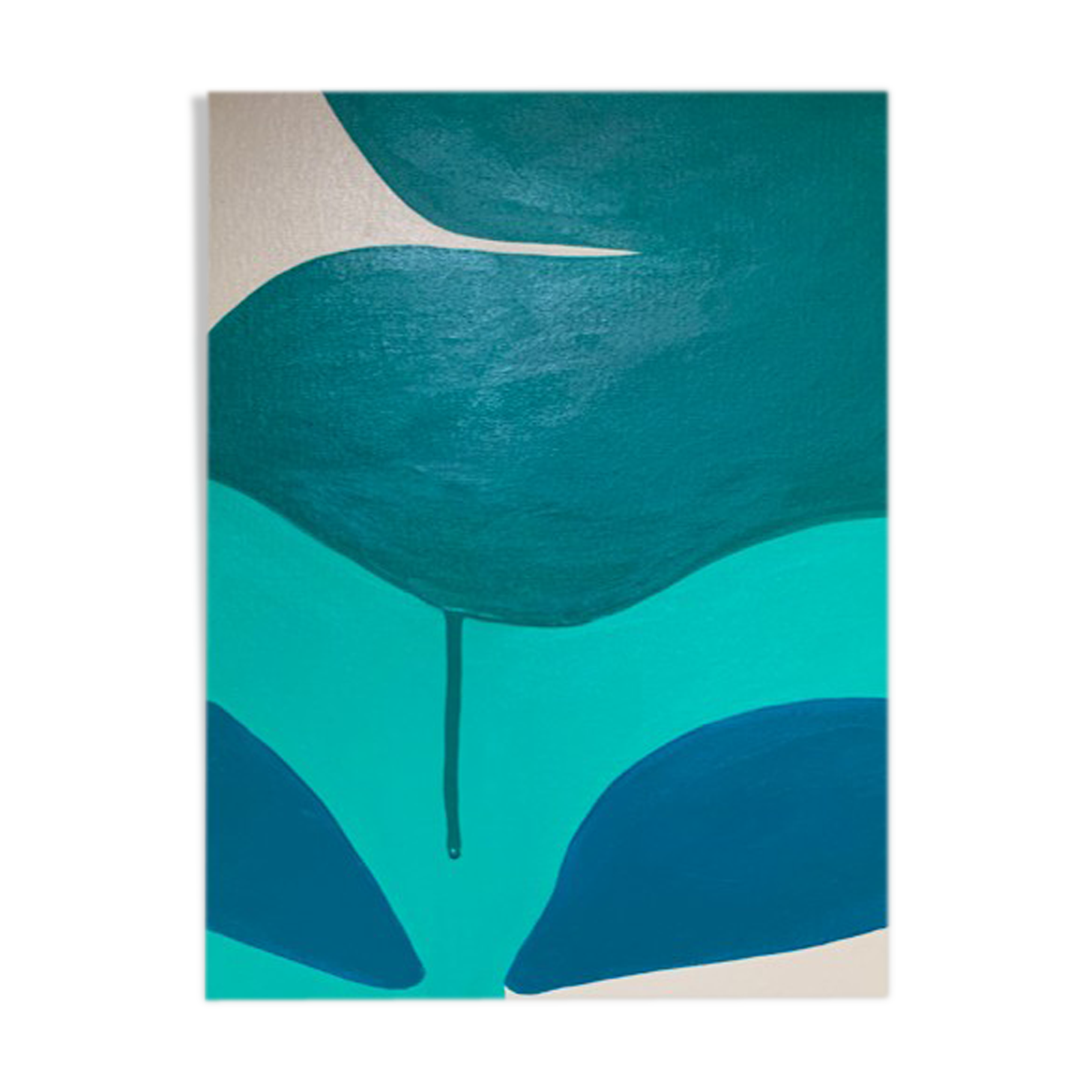 Mélancolie printanière peinture originale