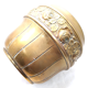 Pot brass or bronze decorations pink decoration flower plant