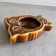 Vintage 70s ceramic owl ashtray