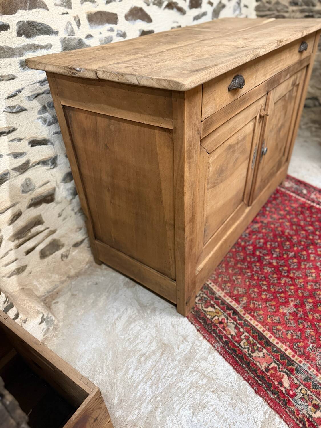 Antique stripped sideboard