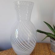 Vase en verre soufflé artisanal Murano