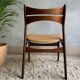 Scandinavian chair Erik Buch in teak and leather