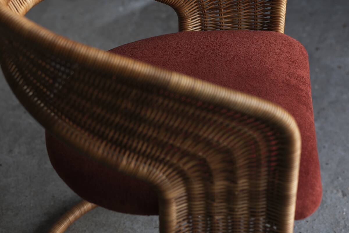 Set of 4 dining chairs by Luit van der Helm, Dutch design, 1980s