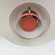 Louis Poulsen PH 4/3 pendant lamp orange metal shades by Poul Henningsen