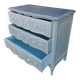 commode galbée patinée