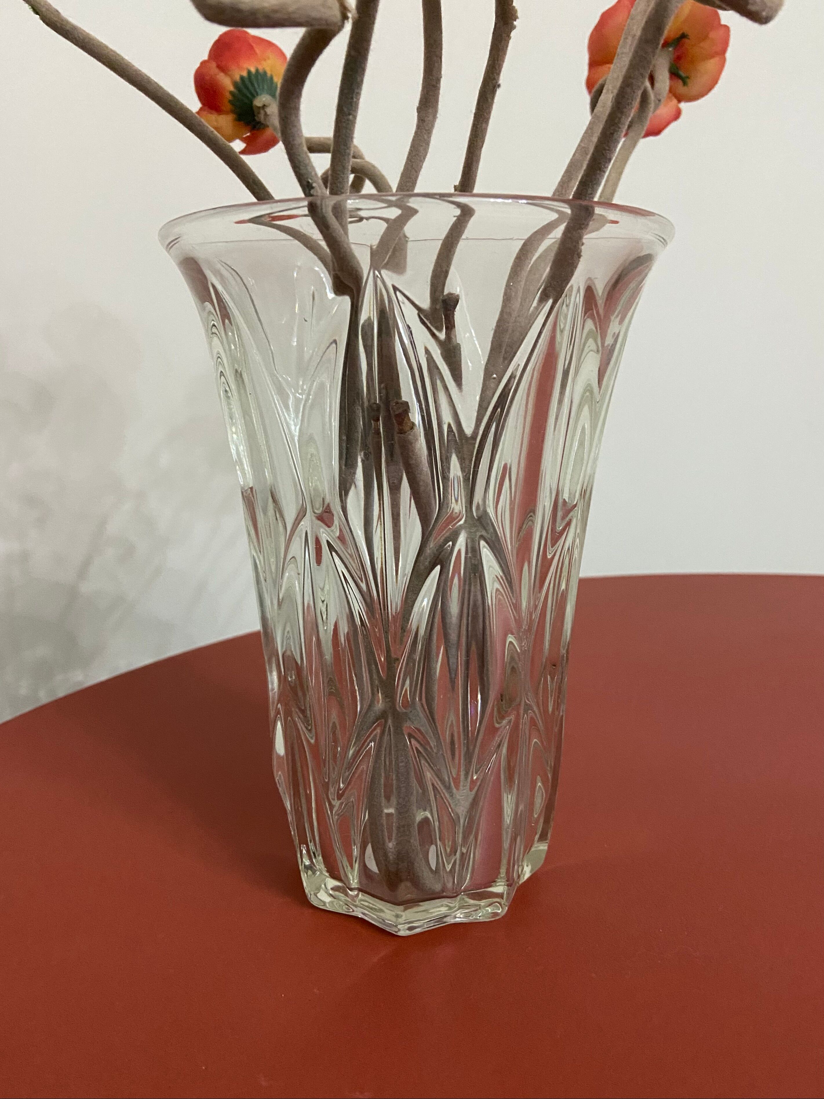Old glass vase