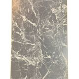 Marble effect wrought iron coffee table