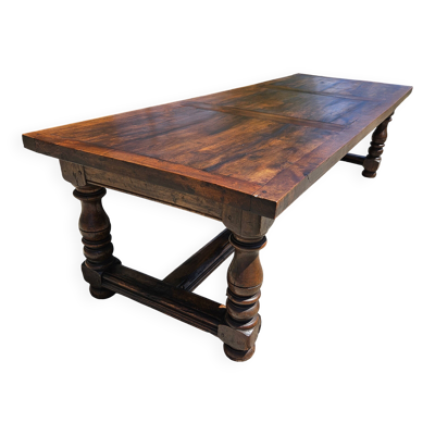 Grande table 19ème en noyer
