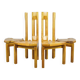 LAUKAAN PUU / brutalist pine dining table chairs “Rantasipi” / Finland 70s