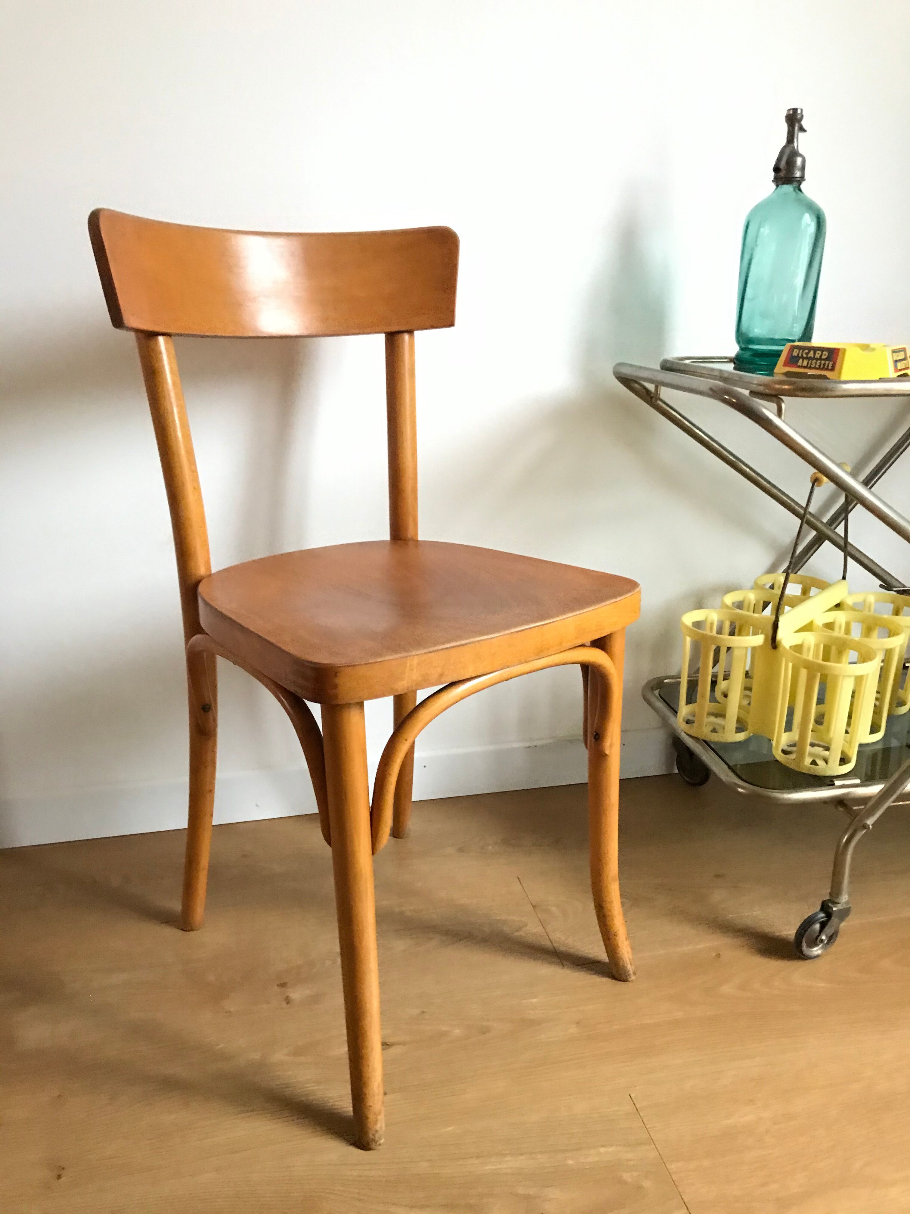 Thonet bistro chair made in czechoslovakia