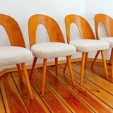 A set of four chairs, proj. A. Suman, Tatr Nabytok, Czechoslovakia, 1960s