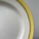 3 assiettes jaunes "Biarritz"