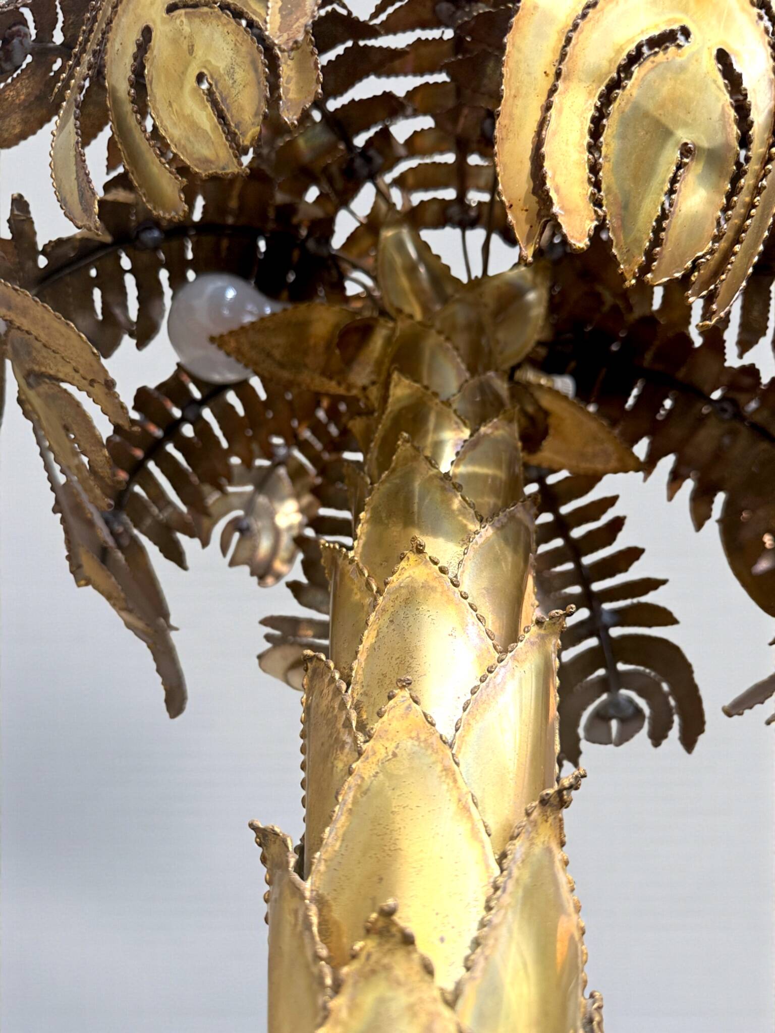 Palm Tree Lamp by Christian Techoueyres for Maison Jansen, 90 cm, 1970