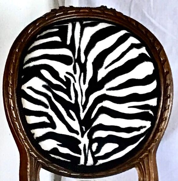 Duo of Louis XVI Medallion chairs