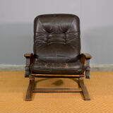 Relax armchair with footrest 1970