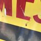 Painted metal plate 1mx1m 60s closing workshops