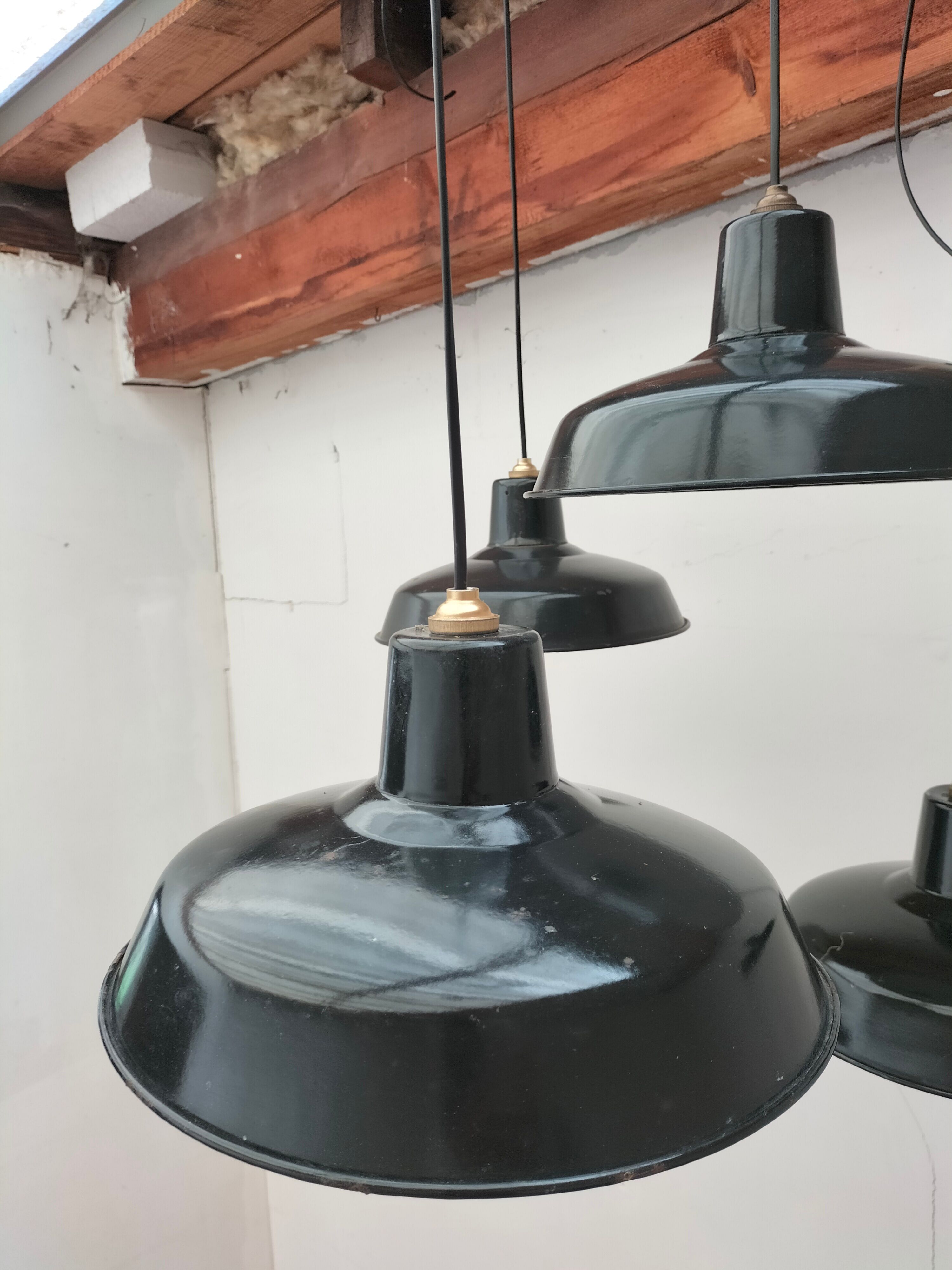 Set of 5 hanging lamps