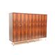 Grande armoire vintage 5 portes en palissandre avec pieds réglables élégants en I