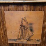 Bamboo and rattan bar 50s-60s