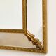 Vintage Wall Mirror in Gilded Brass with Leaf Details, 1980s