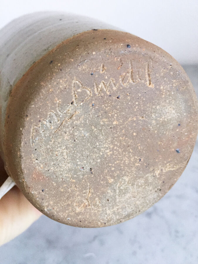 Marie Claude Bindel ceramic lamp, 1970