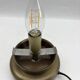 Glass table lamp, Peill & Putzler White Clouds, 1970s