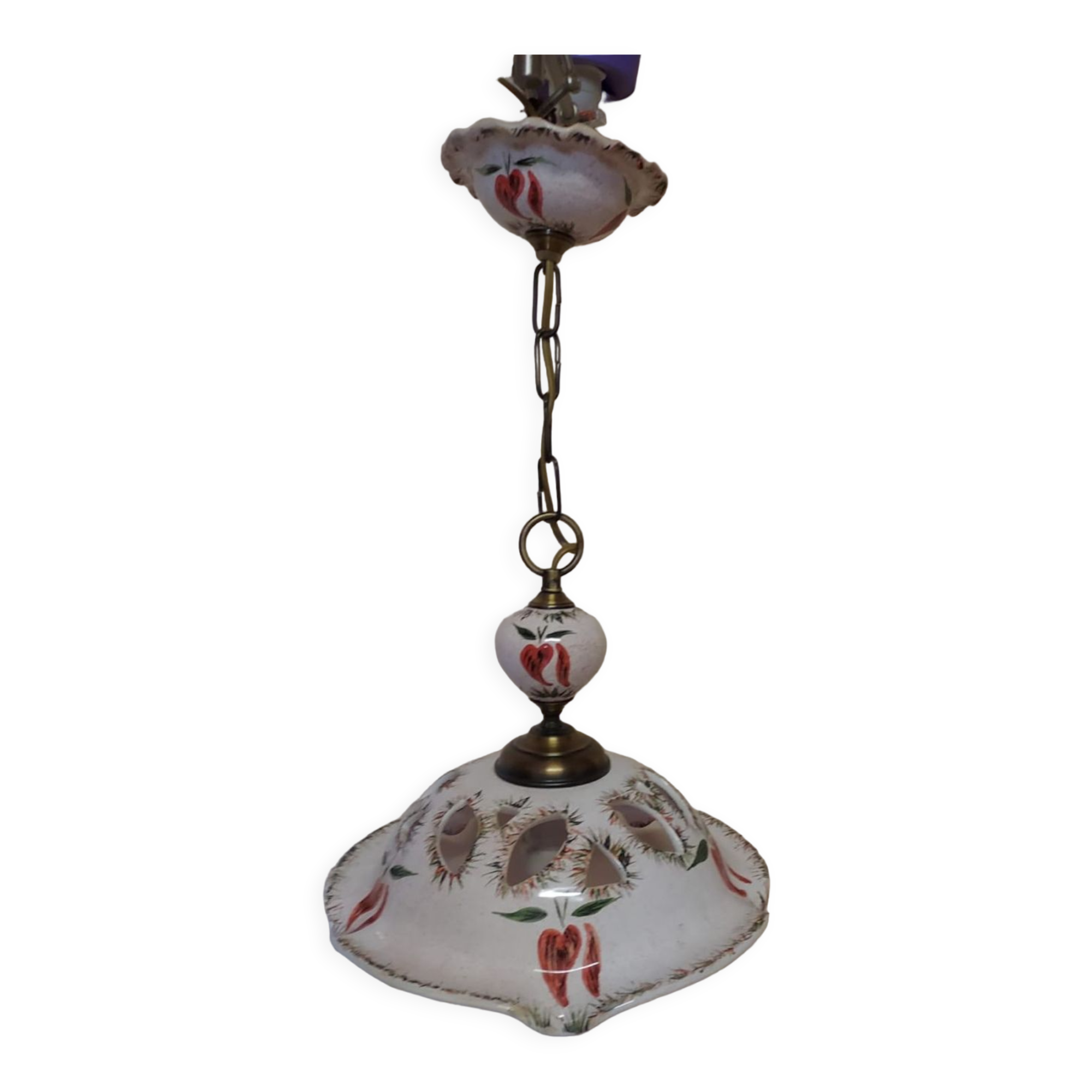 Flowery ceramic suspension